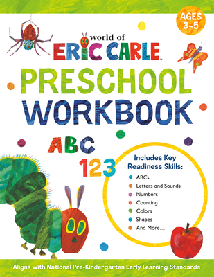 World of Eric Carle Preschool Workbook By Wiley Blevins, Eric Carle (Illustrator) Cover Image