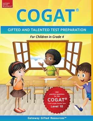 COGAT Test Prep Grade 4 Level 10 Cover Image