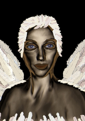 Mindbook: Angel with white wings By Dawn Avalon Cover Image