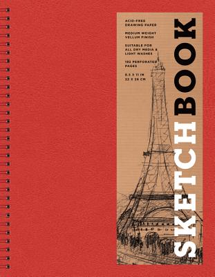 Sketchbook (Basic Large Spiral Red): Volume 4 (Union Square & Co. Sketchbooks)