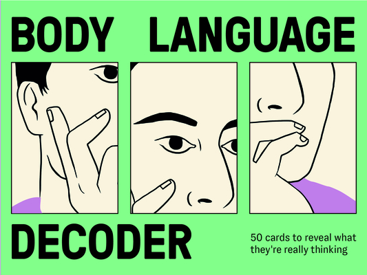 Body Language Decoder: 50 Cards To Reveal What They're Really Thinking (Magma for Laurence King) Cover Image