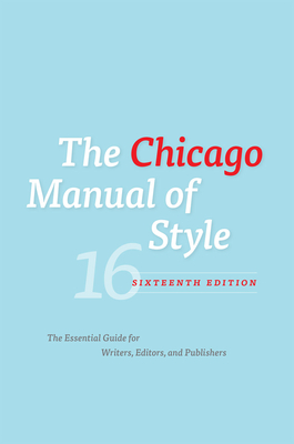 Cover for The Chicago Manual of Style, 16th Edition