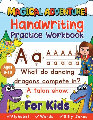 Print Handwriting Workbook: Handwriting Practice for Kids (Paperback) 