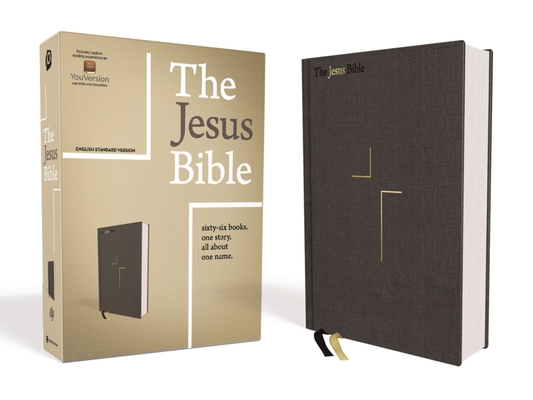 The Jesus Bible, ESV Edition, Cloth Over Board, Grey By Passion Publishing (Editor), Zondervan Cover Image