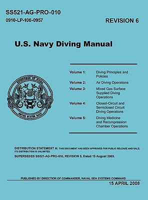 U.S. Navy Diving Manual (Revision 6, April 2008) cover