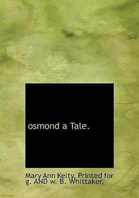 Cover for Osmond a Tale.