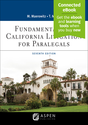 Fundamentals of California Litigation for Paralegals (Aspen Paralegal) Cover Image