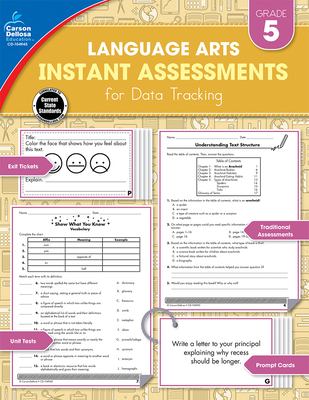 Instant Assessments for Data Tracking, Grade 5: Language Arts By Redeana Davis Smith Cover Image