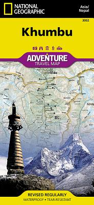 Khumbu Map [Nepal] (National Geographic Adventure Map #3002) By National Geographic Maps Cover Image