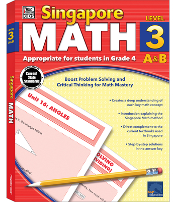 Singapore Math, Grade 4 By Thinking Kids (Compiled by) Cover Image