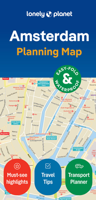 Lonely Planet Amsterdam City Map 2