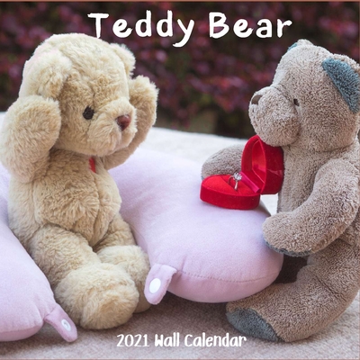 Teddy Bear 2021 Wall Calendar: Teddy Bear 2021 Calendar, 18 Months Cover Image
