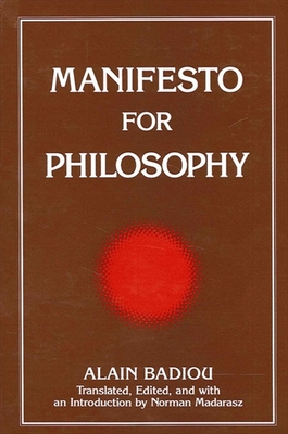 Manifesto for Philosophy (Suny Series) Cover Image