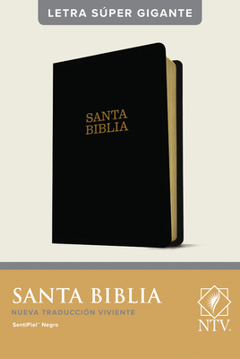 Santa Biblia Ntv, Letra Súper Gigante (Sentipiel, Negro, Letra Roja) By Tyndale (Created by) Cover Image