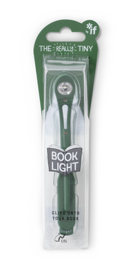 The Really Tiny Book Light – Mini LED-Leselampe Mit Clip, Grün