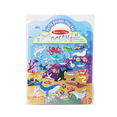 Puffy Sticker Play Set- Ocean By Melissa & Doug (Created by) Cover Image