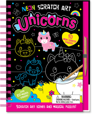 Unicorns (Neon Scratch Art)