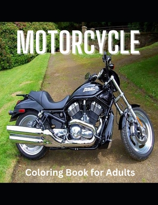 MOTORCYCLE 50 Amazing coloring pages for Adults Cover Image