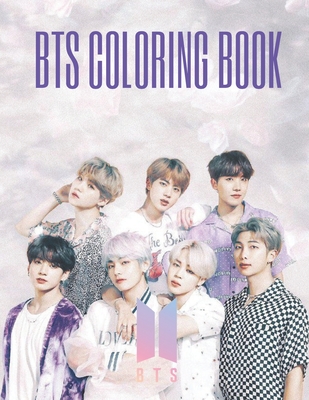 BTS Coloring Book: Amazing coloring book of BTS (Celebrity Coloring Books) Cover Image