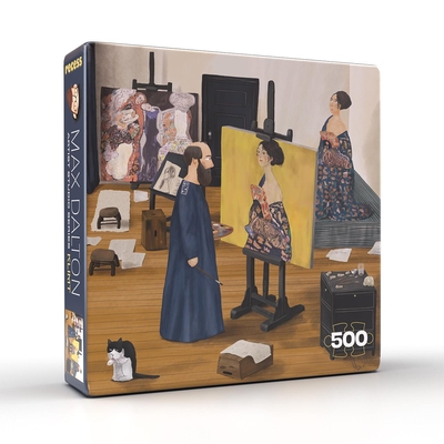 Max Dalton Artist Studio Puzzle Series: Klimt: A 500 Piece Jigsaw Puzzle by Max Dalton