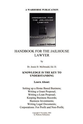 Handbook for Jailhouse Lawyers By Ed D. Jessie Daniel McDonald Cover Image