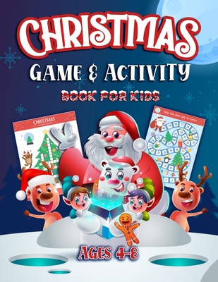 Christmas Activity Book for Kids ages 4-8: A fun Workbook for