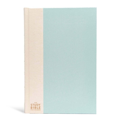 The CSB Study Bible For Women, Light Turquoise/Sand Hardcover: Faithful and True Cover Image