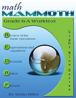 Math Mammoth Grade 6-A Worktext Cover Image