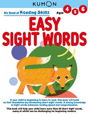 My Book of Reading Skills: Easy Sight Words By Kumon Publishing Cover Image