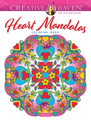 Creative Haven Heart Mandalas Coloring Book Cover Image