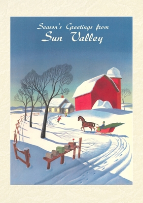 Vintage Lined Notebook Season's Greetings from Sun Valley Cover Image