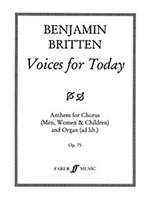 Voices for Today: Anthem for Chorus (Faber Edition) Cover Image