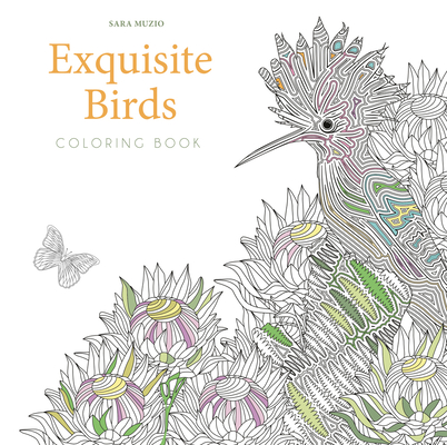 Exquisite Birds Coloring Book cover