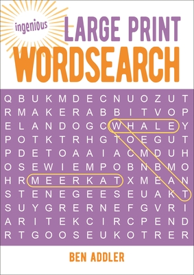 Large Print Wordsearch By Ben Addler Cover Image