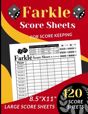 Printable Rules and Score Sheet for the Dice Game 10000 for 