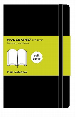 Moleskine Classic Notebook, Large, Plain, Black, Soft Cover (5 x 8.25) (Classic Notebooks) By Moleskine Cover Image