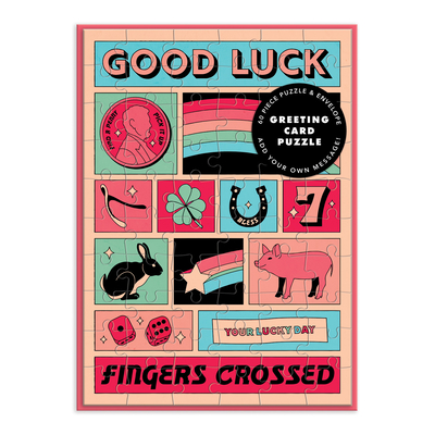 Good Luck Greeting Card Puzzle By Berlin Michelle (Artist) Cover Image