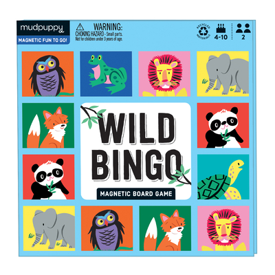 Wild Bingo Magnetic Board Game By Mudpuppy Cover Image