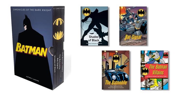 Batman: Chronicles of the Dark Knight: (4 hardcover, illustrated books) Cover Image