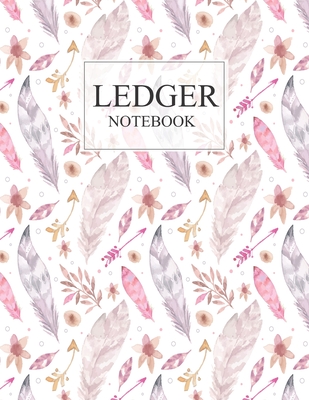 Ledger Notebook: 3 Column Ledger Transaction Register Personal Balance Columns Record-Keeping Books, Paper 100 pages Sheets Cover Image