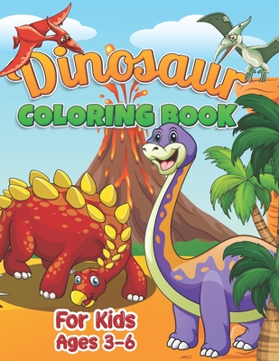 Awesome Dinosaurs Coloring Book for Kids