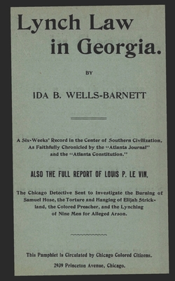 Lynch Law in Georgia By Ida B. Wells-Barnett Cover Image