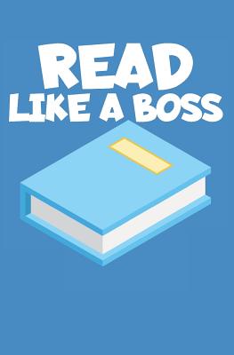 Read like a boss: Notizbuch mit Zeilen und Seitenzahlen Cover Image