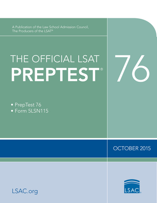 The Official LSAT Preptest 76: (Oct. 2015 Lsat) Cover Image