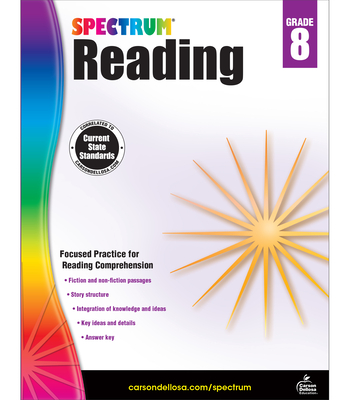 Spectrum Reading Workbook, Grade 8: Volume 26 Cover Image