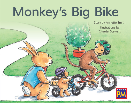Monkey's Big Bike: Leveled Reader Red Fiction Level 3 Grade 1 (Rigby PM) By Hmh Hmh (Prepared by) Cover Image