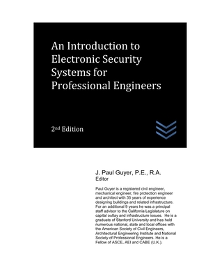An Introduction to Electronic Security Systems for Professional Engineers Cover Image