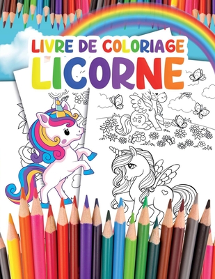 Livre de Coloriage Licorne: pour Enfants avec plus de 35 Adorables Licornes Cover Image