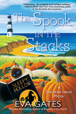 The Spook in the Stacks: A Lighthouse Library Mystery By Eva Gates Cover Image