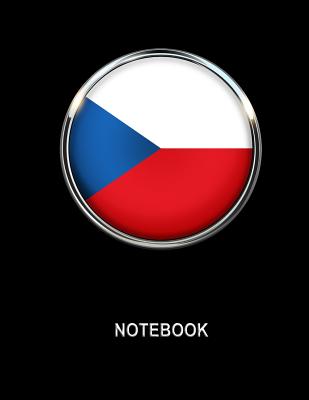 Notebook. Czech Republic Flag Cover. Composition Notebook. College Ruled. 8.5 x 11. 120 Pages. By Bbd Gift Designs Cover Image